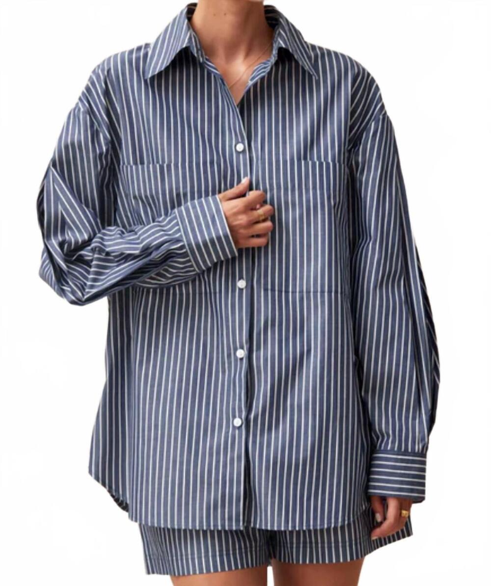 NEW ALOHAS lenaire shirt in blue